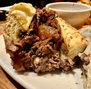 The Stone Tavern Ribeye Cheesesteak Profile View