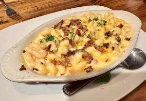 The Stone Tavern Tomato Bacon Mac and Cheese