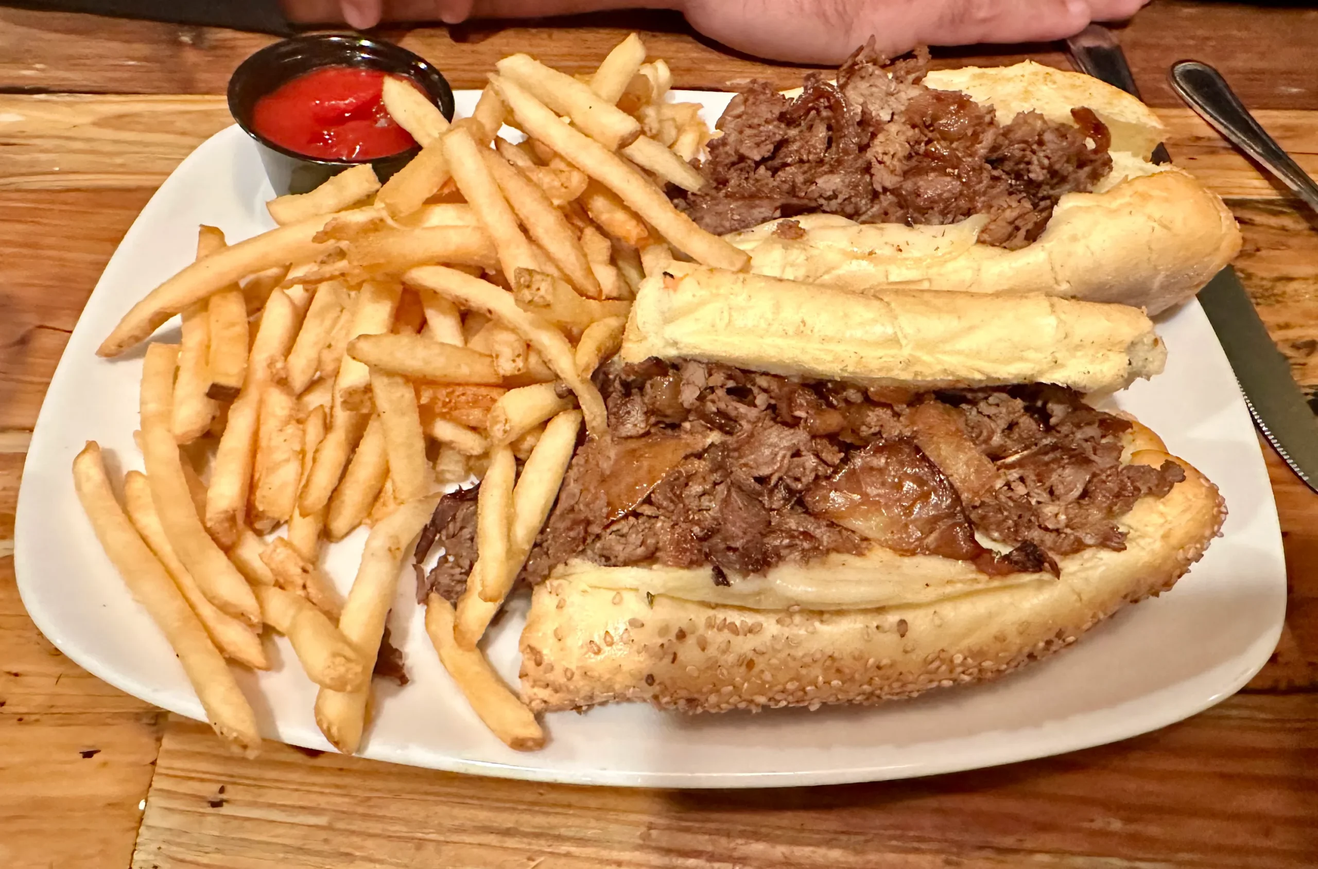 The Stone Tavern Ribeye Cheesesteak